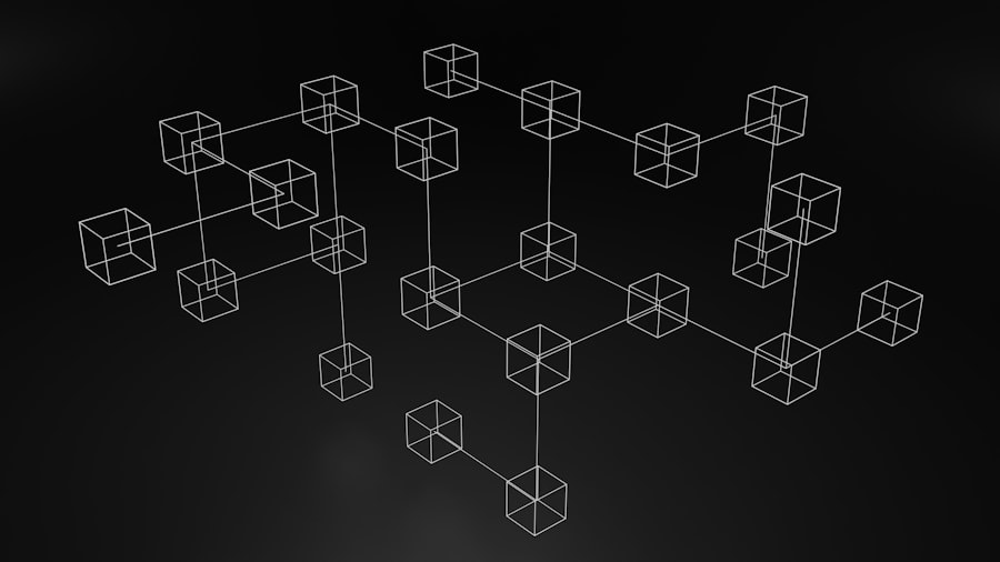 Blockchain and digital finance concept